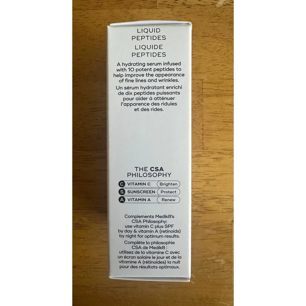 Medik8 Liquid Peptides 30% Multi-Peptide Complex Smoothing Serum 1.01oz 30ml